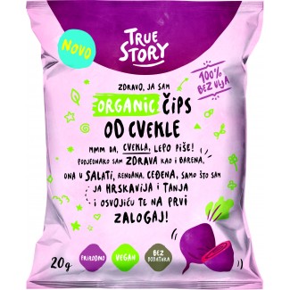 ORGANIC ČIPS OD CVEKLE 20g ORGANIC ČIPS OD CVEKLE 20g