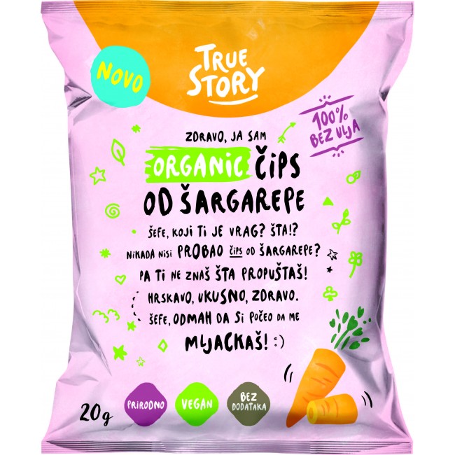ORGANIC ČIPS OD ŠARGAREPE