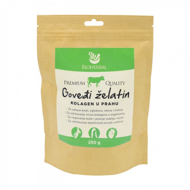 GOVEDJI ŽELATIN KOLAGEN pras250g GOVEDJI ŽELATIN KOLAGEN pras250g