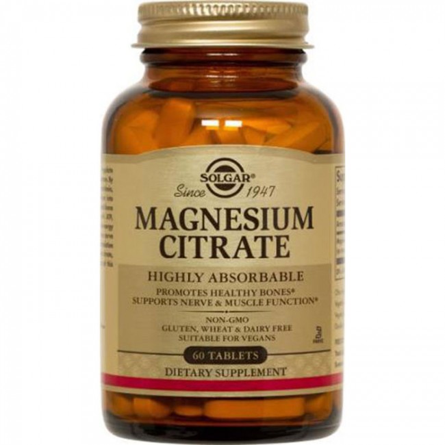 SOLGAR MAGNEZIJUM CITRAT TBL A60 SOLGAR MAGNEZIJUM CITRAT TBL A60