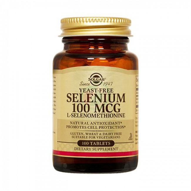 SOLGAR SELEN TABL 100X100MCG SOLGAR SELEN TABL 100X100MCG