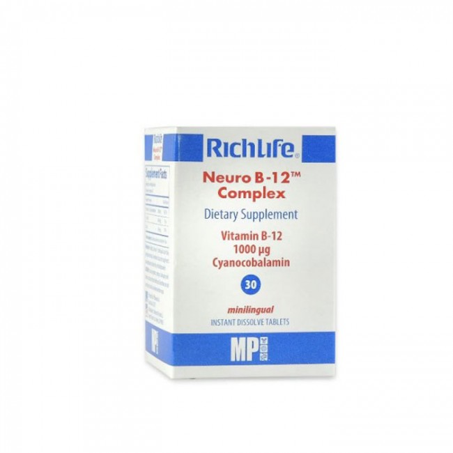 RICHLIFE NEURO-B12 COM30X1000MCG RICHLIFE NEURO-B12 COM30X1000MCG