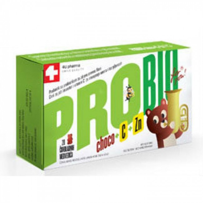 PROBIO CHOCO +C +ZN 2O COKO MEDVEDIĆI PROBIO CHOCO +C +ZN 2O COKO MEDVEDIĆI