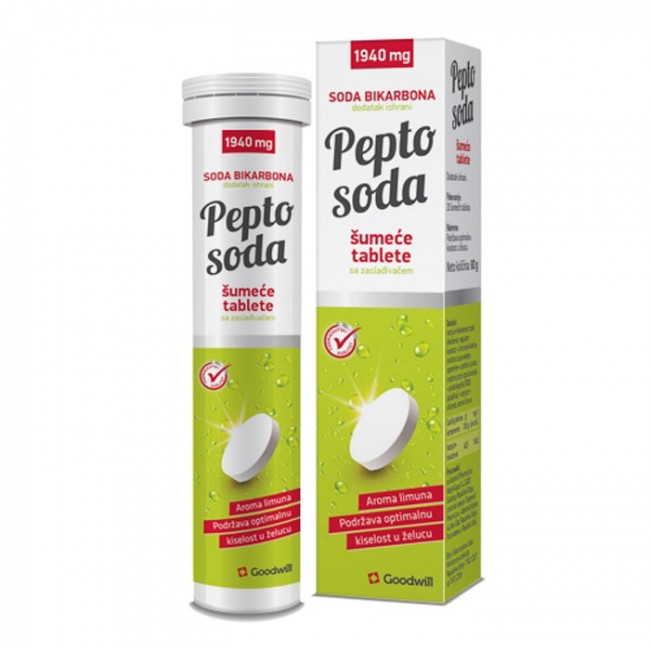 PEPTO SODA ŠUMEĆE TABLETE UKUS LIMUN a20 PEPTO SODA ŠUMEĆE TABLETE UKUS LIMUN a20