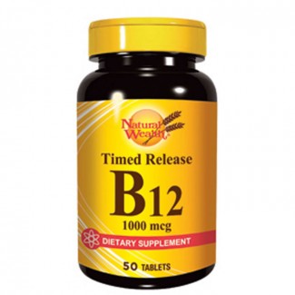 NATURAL WEALTH VITAMIN B12 1000MG A50 NATURAL WEALTH VITAMIN B12 1000MG A50