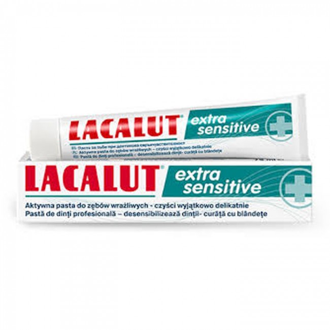 LACALUT EXTRA SENSITIV PASTA ZA ZUBE 75ML LACALUT EXTRA SENSITIV PASTA ZA ZUBE 75ML