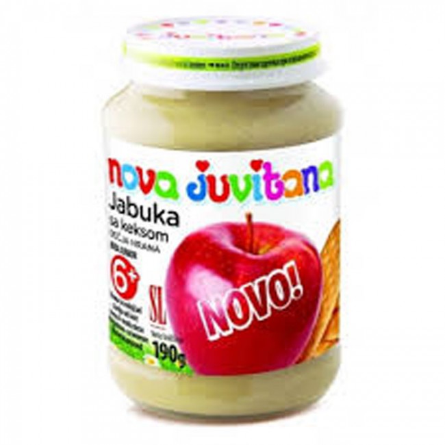 JUVITANA KAŠICA JABUKA KEKS 190G