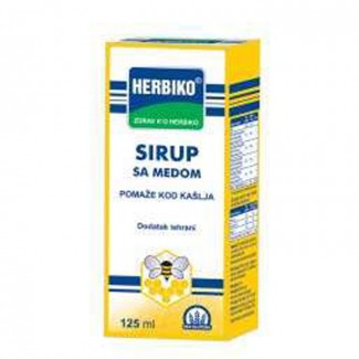HERBIKO SIRUP ZA ODRASLE MED 125ML HERBIKO SIRUP ZA ODRASLE MED 125ML