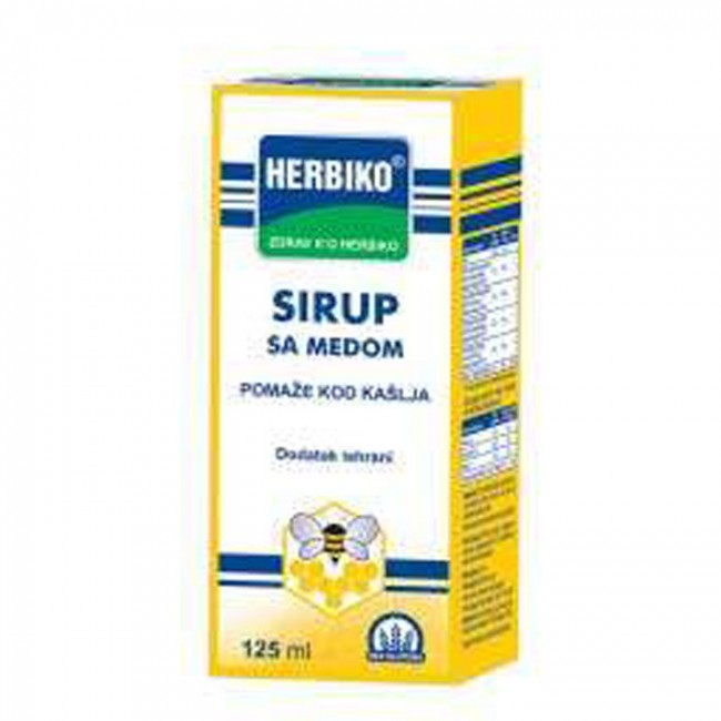 HERBIKO SIRUP ZA ODRASLE MED 125ML