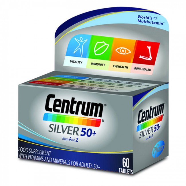 CENTRUM SILVER LUTEIN TBL A60 CENTRUM SILVER LUTEIN TBL A60