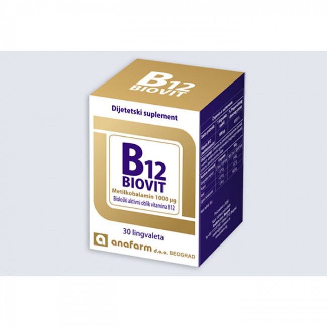 BIOVIT B12 LINGVALETE BIOVIT B12 LINGVALETE