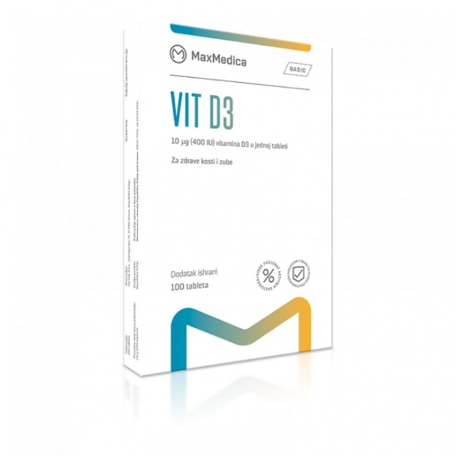 MAXMED VITAMIN D3 tablete a100 MAXMED VITAMIN D3 tablete a100