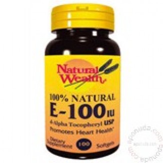NATURAL WEALTH VITAMIN E KAPSULE 100IJ A100 NATURAL WEALTH VITAMIN E KAPSULE 100IJ A100