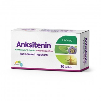 Anksitetin tablete a20