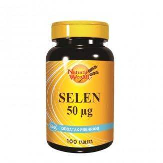 Natural Wealth Selen 50mcg 100 tableta