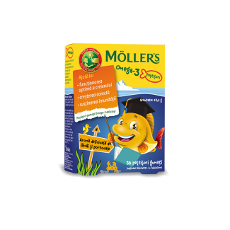 MOLLERS Omega-3 Jelly Fish ukus narandže, 36 gumenih ribica MOLLERS Omega-3 Jelly Fish ukus narandže, 36 gumenih ribica