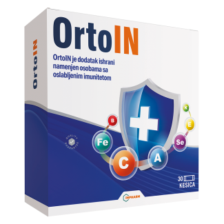 OrtoIN, Inpharm, za imunitet i prehladu, 30 kesica OrtoIN, Inpharm, za imunitet i prehladu, 30 kesica
