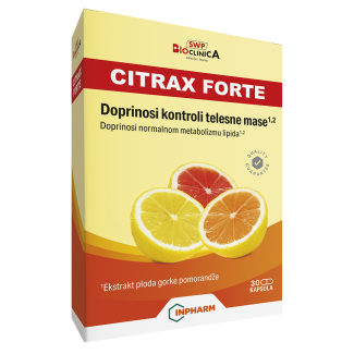 CITRAX FORTE, Bioclinica, za mršavljenje, 30 kapsula CITRAX FORTE, Bioclinica, za mršavljenje, 30 kapsula