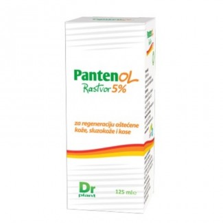 Pantenol rastvor 5% za regeneraciju oštećene kože i kose, 125ml