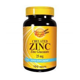 Natural Wealth Cink 25mg 100 tableta