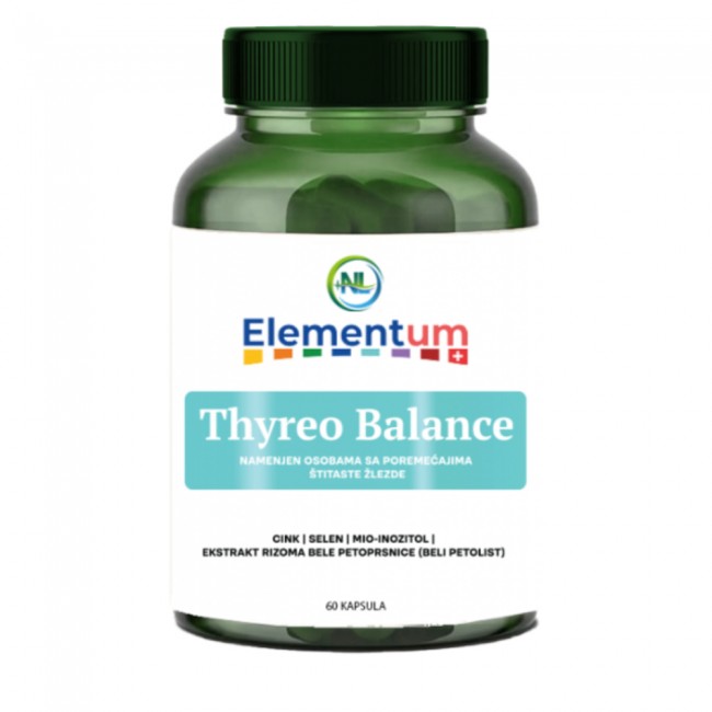 ELEMENTUM THYREO BALANCE KAPSULE A60 - REGULACIJA ŠTITNE