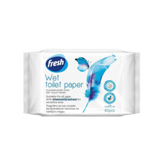 Vlažni toalet papir fresh a60