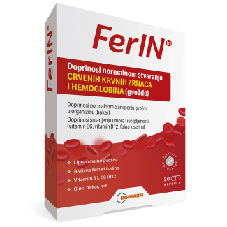 FerIN, za anemiju, 30 kapsula FerIN, za anemiju, 30 kapsula