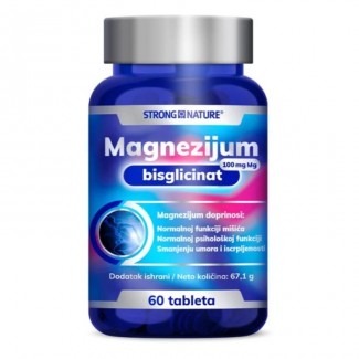 Magnezijum bisglicinat 100mg tablete, 60 kom