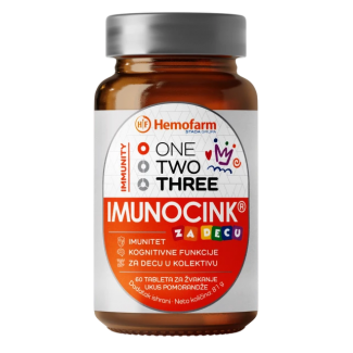 One Two Three Imunocink za decu 60 tableta za žvakanje