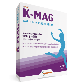 K-MAG, kalijum i magnezijum, 30 kapsula