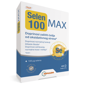 SELEN 100 MAX, selen, 40 tableta SELEN 100 MAX, selen, 40 tableta