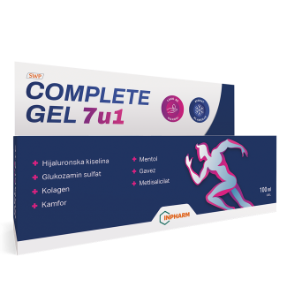 COMPLETE GEL 7 u 1, za masažu delova tela pre, za vreme i posle aktivnosti,100 ml