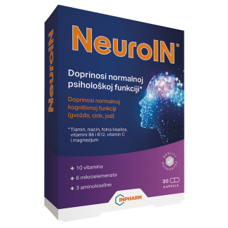 NeuroIN, za bistar um, 30 kapsula NeuroIN, za bistar um, 30 kapsula
