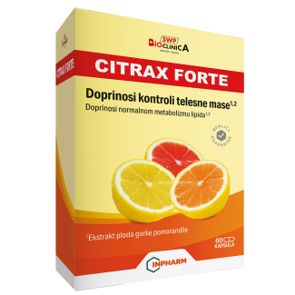CITRAX FORTE, Bioclinica, za mršavljenje, 60 kapsula CITRAX FORTE, Bioclinica, za mršavljenje, 60 kapsula