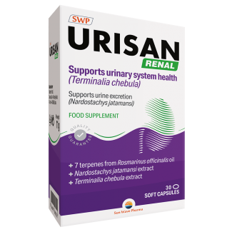 URISAN RENAL, SWP, za urinarni trakt, 30 KAPSULA