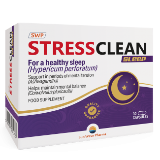 StressClean Sleep, SWP, za miran san, 30 kapsula