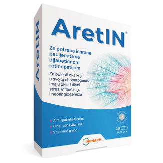 AretIN, za oči, 30 kapsula AretIN, za oči, 30 kapsula