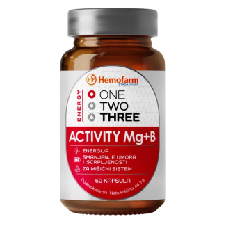 One Two Three Activity Mg+B 60 kapsula