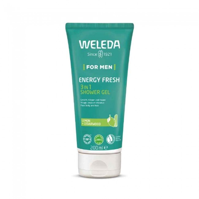 Weleda osvežavajući gel za tuširanje za muškarce 3u1 200ml