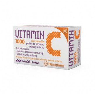 VITAMIN C 1000 MG 10 KESICA